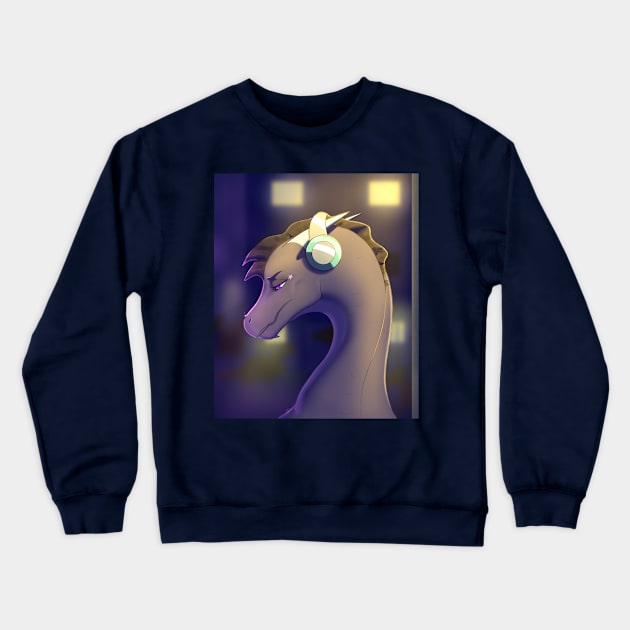 Listen Crewneck Sweatshirt by MistyBookwyrm